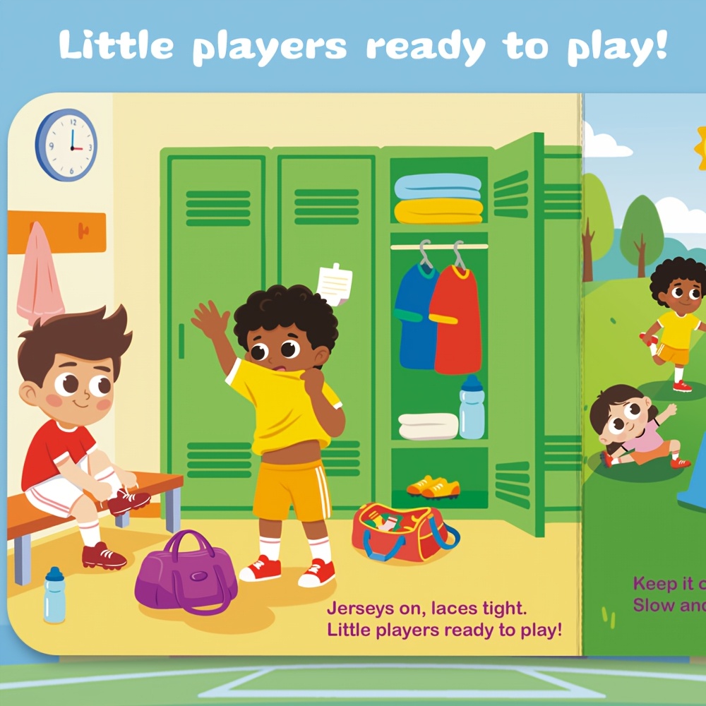 I Love Soccer Interactive Pull-Along Push-Pull Book