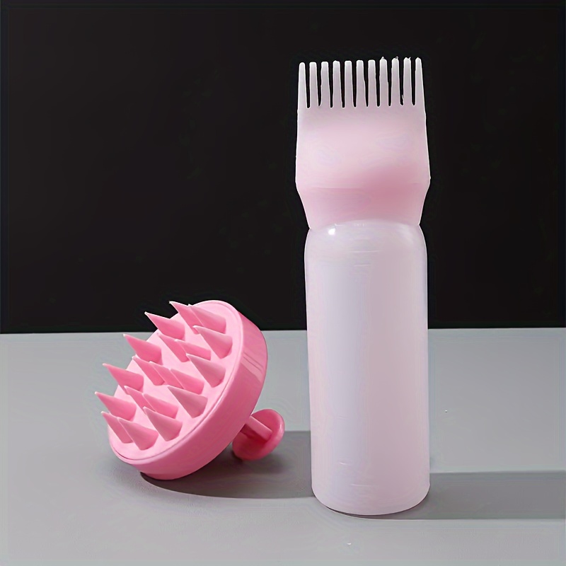 Two-Piece Silicone Scalp Massager Hair Care Set