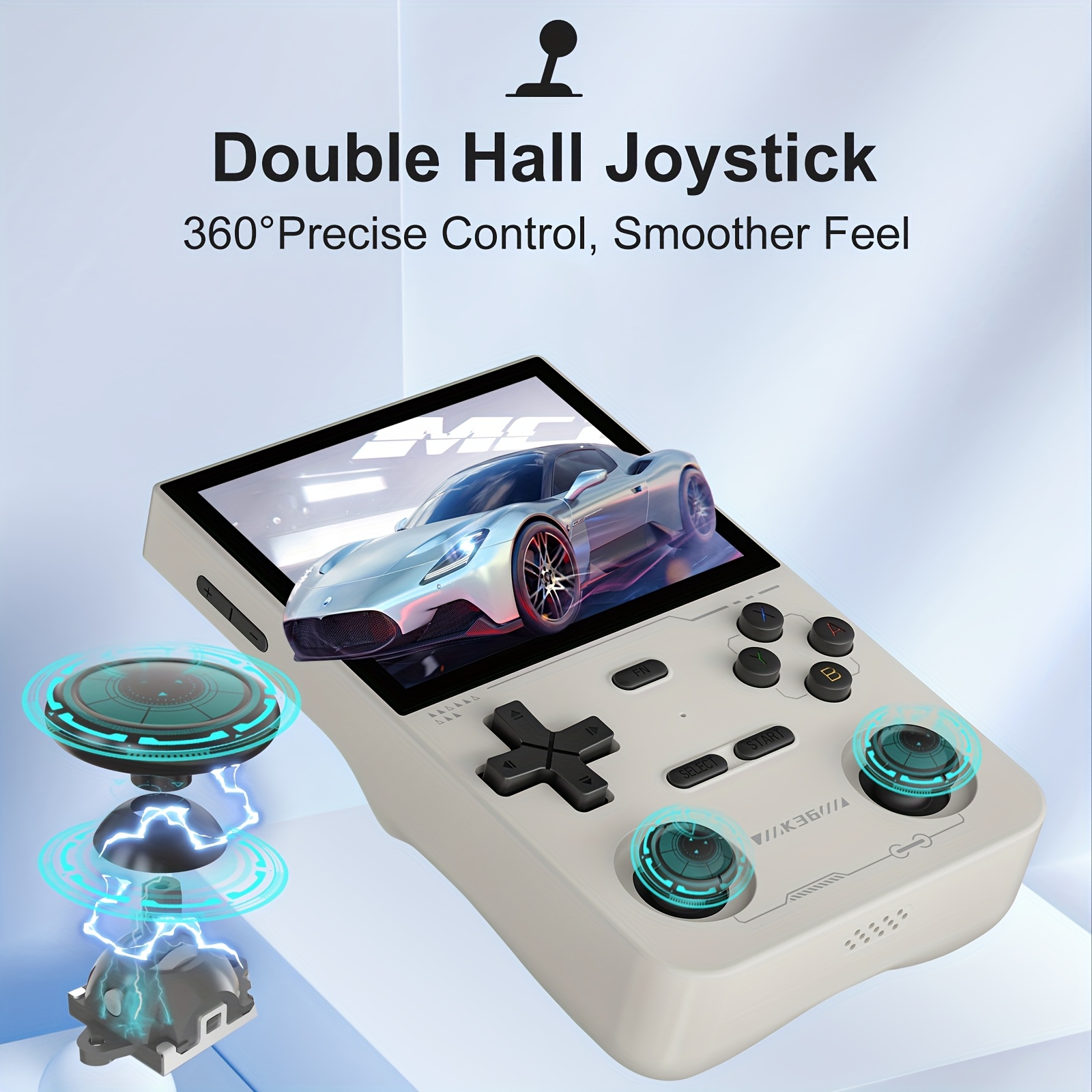 K36 Open-source Handheld Game Console, 64GB Memory Card, Fully Upgraded, Powerful Processor, Stable and Lag-Free, Supports OTG Interface, Rich Emulators, 3.5-inch Ultra-Clear Screen, Extended Battery Life