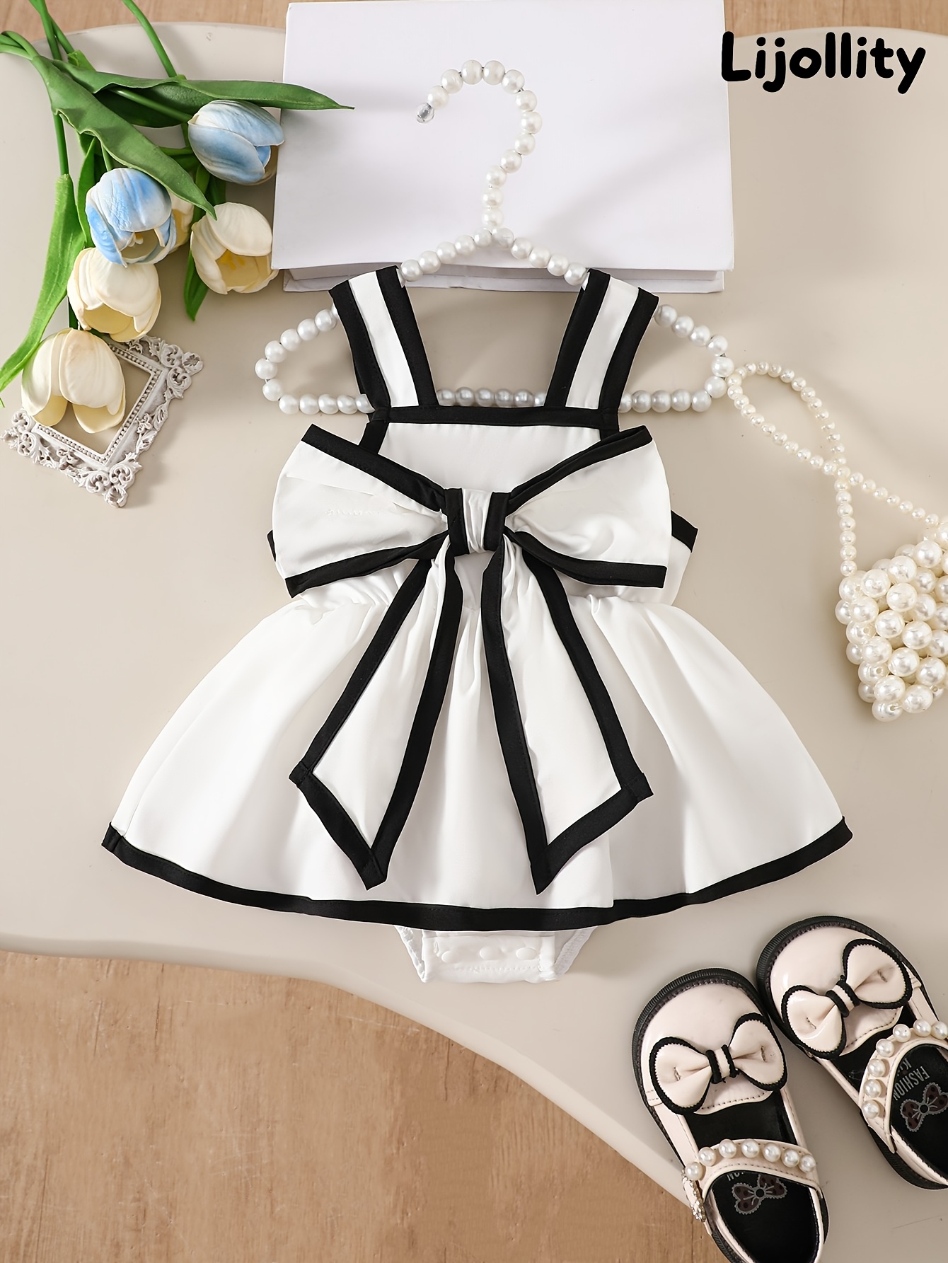 baby white dress sold on Temu United States