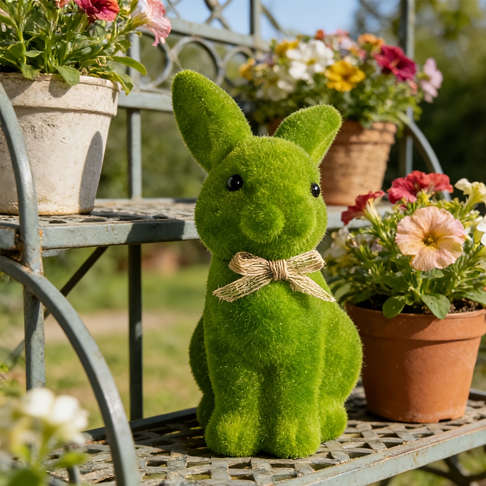 großer outdoor gartendekoration osterhasen
