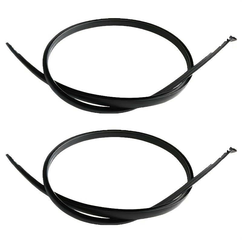 TEMU 2pcs Car Roof Sealing Strips, Side Roof Trim Decorative Strips, Car Roof Decorative Strips, 75555-02110, 75556-02120, Suitable For Corolla Sedan