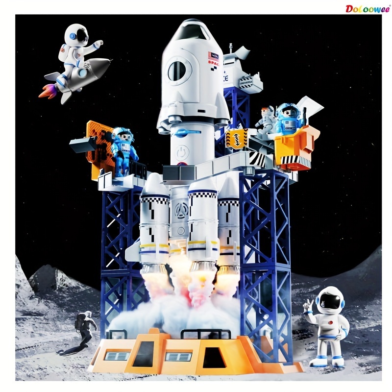 

Doloowee Space Exploration Space Toys For 3 4 9 Year Old Boys - Stem Building Kit Toys - Toy- Creative & Educational Gift Girls Christmas Gift