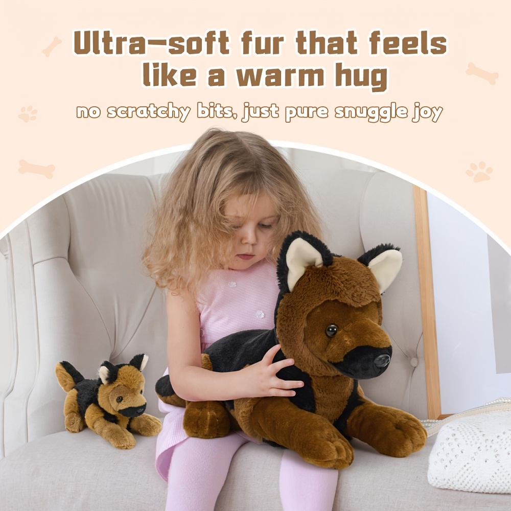 MorisMos Large German Shepherd Teddy Soft Toy