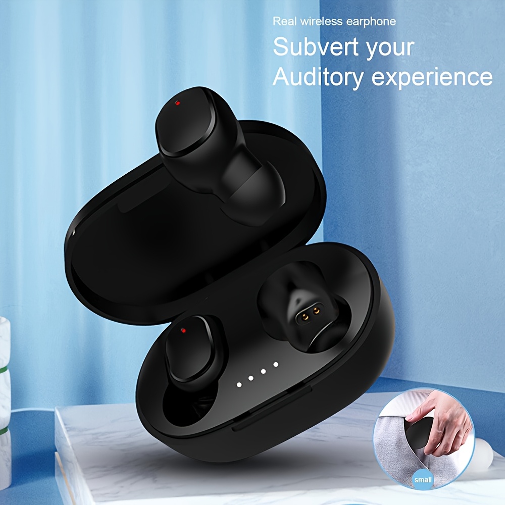 New Wireless Earbuds with High-Fidelity Sound, Long Battery Life, Wireless, Built-in Mic & Voice Assistant, Lightweight Comfort Fit for Sports/Commuting/Daily Use, USB-C Charging, Multiple Colors, Earbuds Wireless