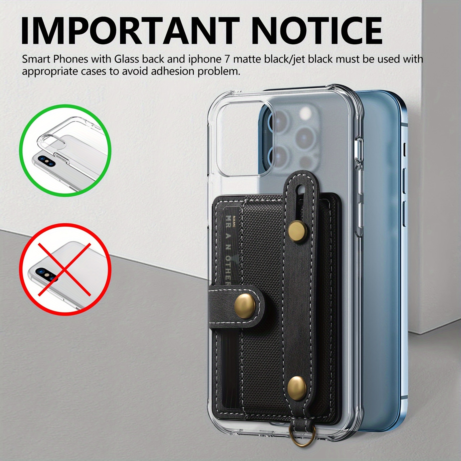 phone sleeve for cards Hoblaze 3Pack Elastic Card Holders Phone Case is not Included Nothing Phone Sleeve With Card
