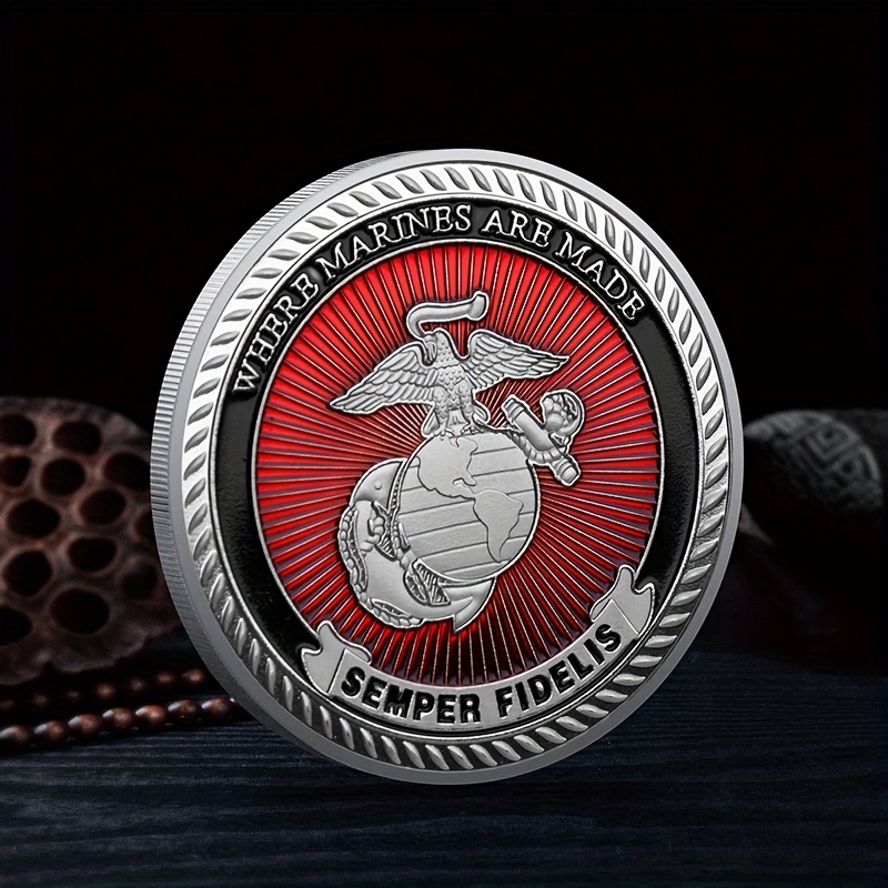 Corps Recruit Depot San Challenge Coin Iron - Temu