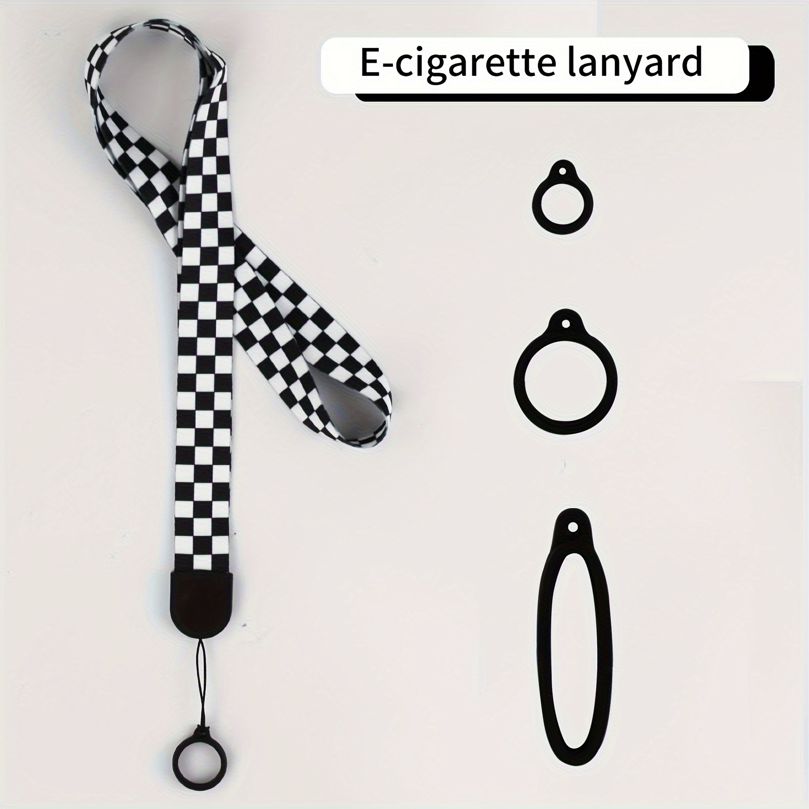 versatile anti drop e cig lanyard silicone protective sleeve