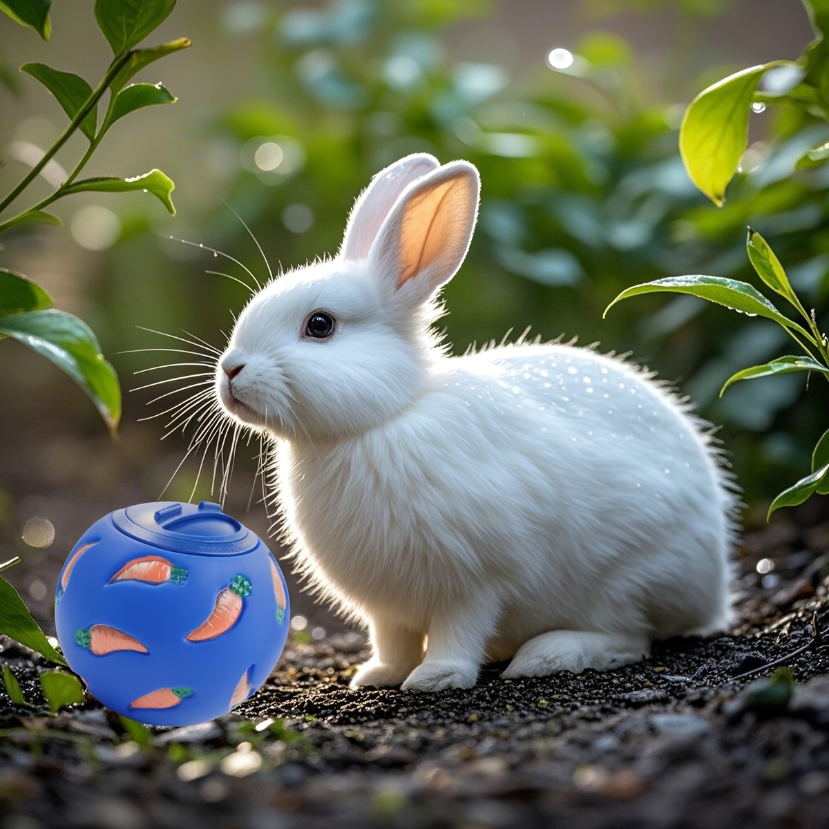 1pc/2pcs • Rabbit Carrot Treat Dispenser Ball • Random Color
