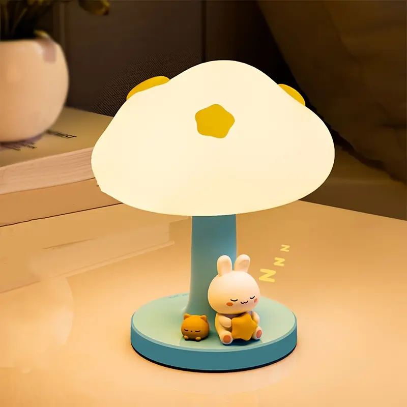 1 cloud shaped usb rechargeable night light with touch control 3 adjustable brightness levels indoor led desk lamp for bedroom living room office and kids room relaxation ambiance relaxation ambiance lamp design usb rechargeable lamp night light for bedroom Product details 7