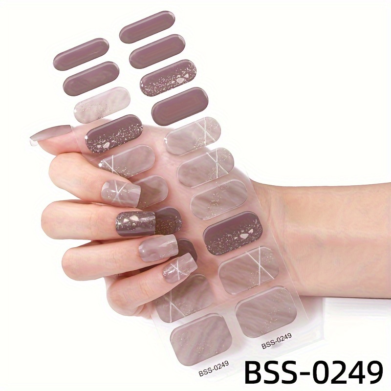 

20 - Gel Lines - Full 1 File Long Gel Uv Stickers For And Use Manicure Decoration