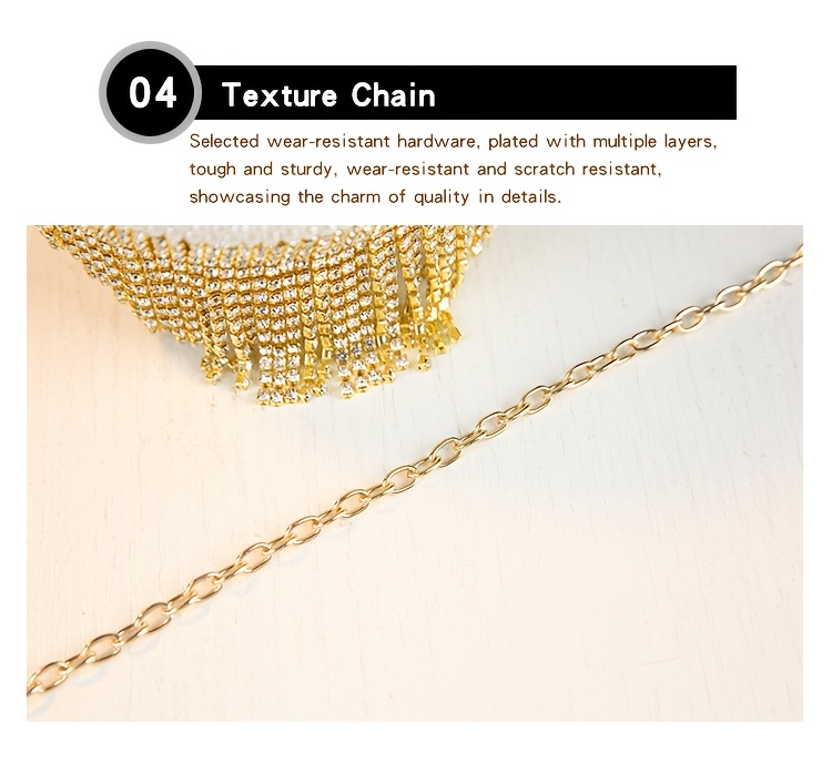 Clutch on marble surface