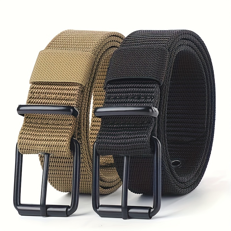 

Perforated Canvas Belt, Boy Needle Belt, Student Youth Korean Version, Jeans Belt, Military Training, Extendable