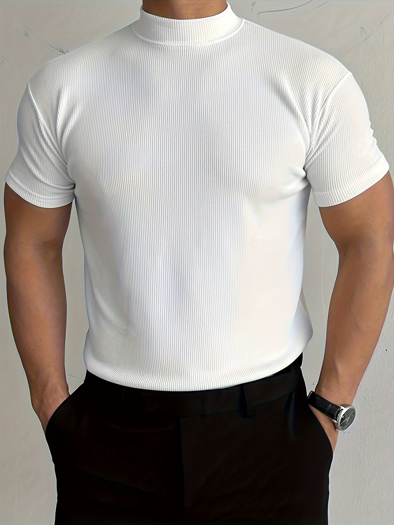 slim fit dress slacks Performance Bamboo Dress Shirt main image 1