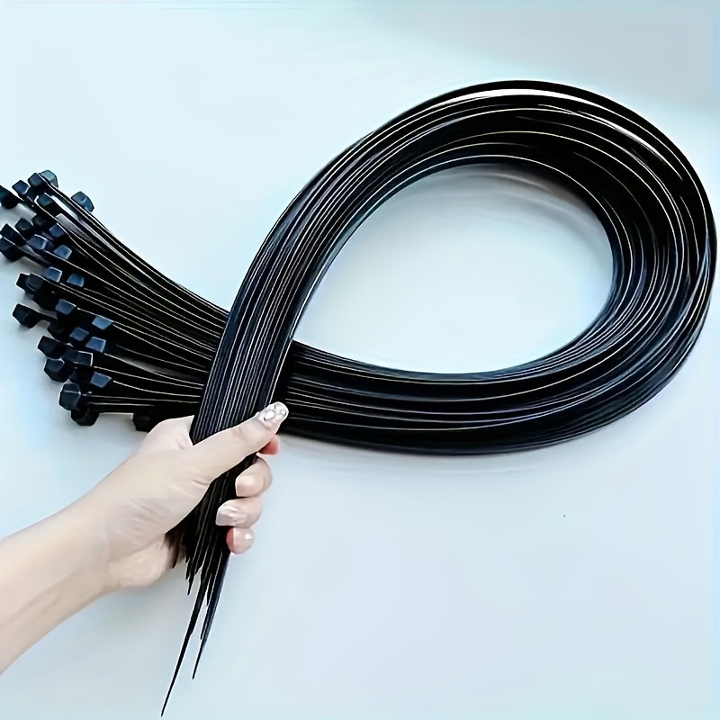 

Pcs Heavy Duty Ties, 16\" Length, Nylon Material, Grip Texture, For Cable Management And Storage