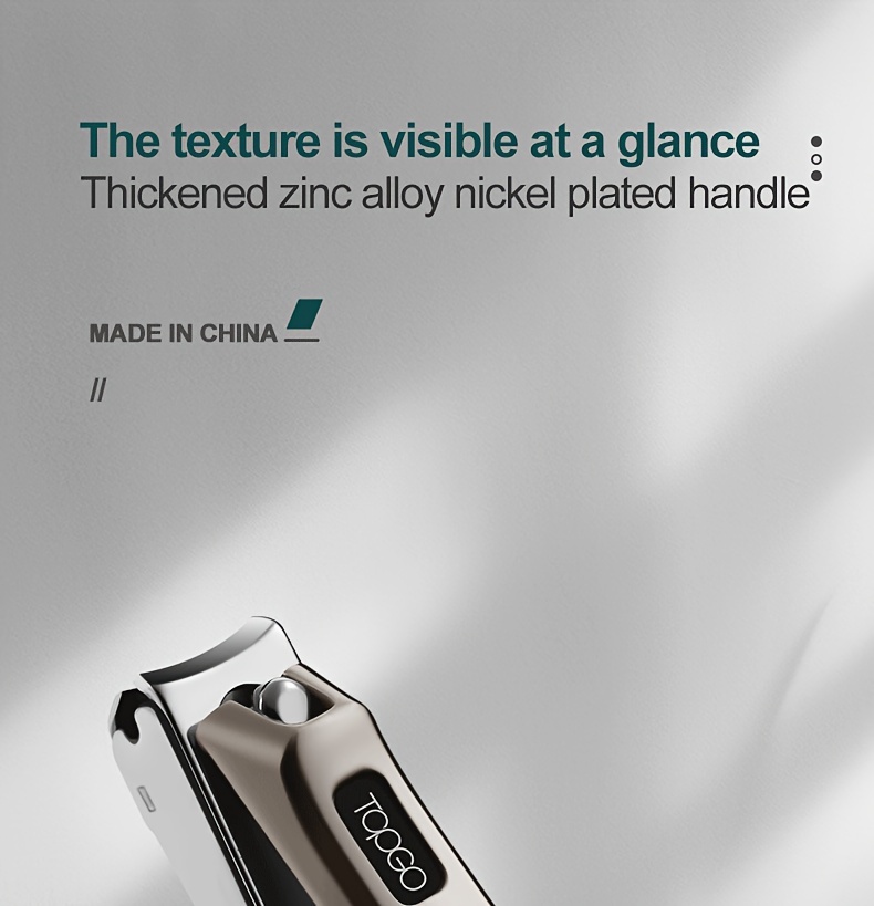 1pc anti splash nail clippers fingernail and toenail clipper cutter thick nail trimmer stainless steel toenail clipper for manicure and pedicure details 8