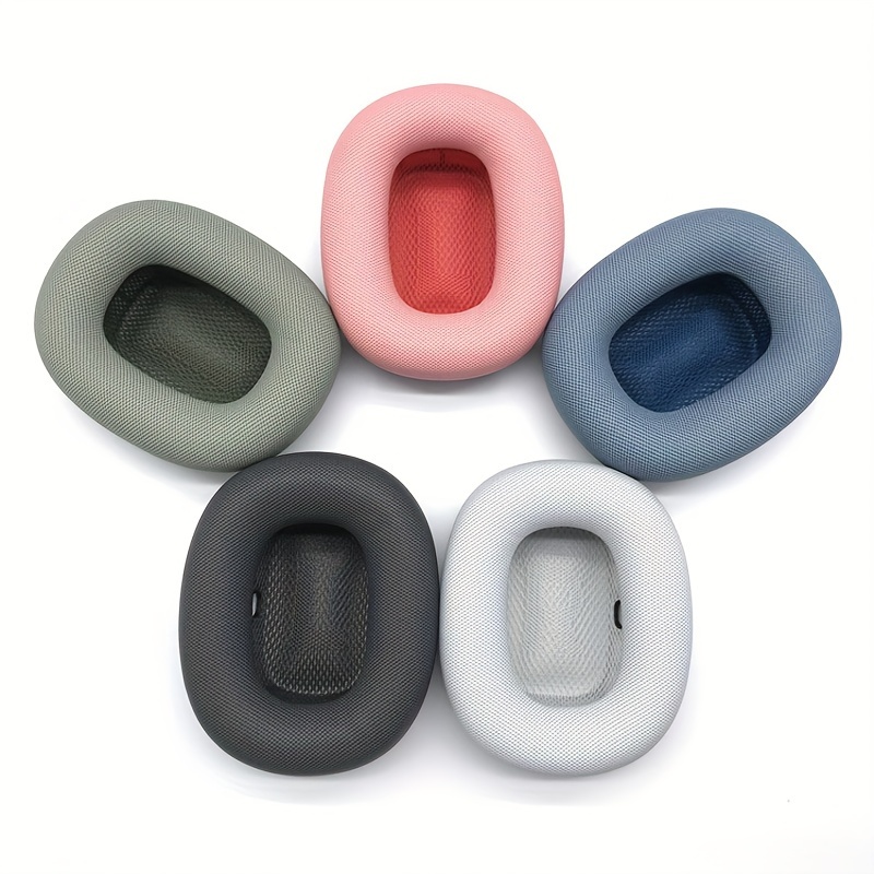 

High-quality Protein Faux Leather Memory Foam Ear Pads For Apple For , Magnetic Attachment Replacement Ear Cushions, 1 Pair