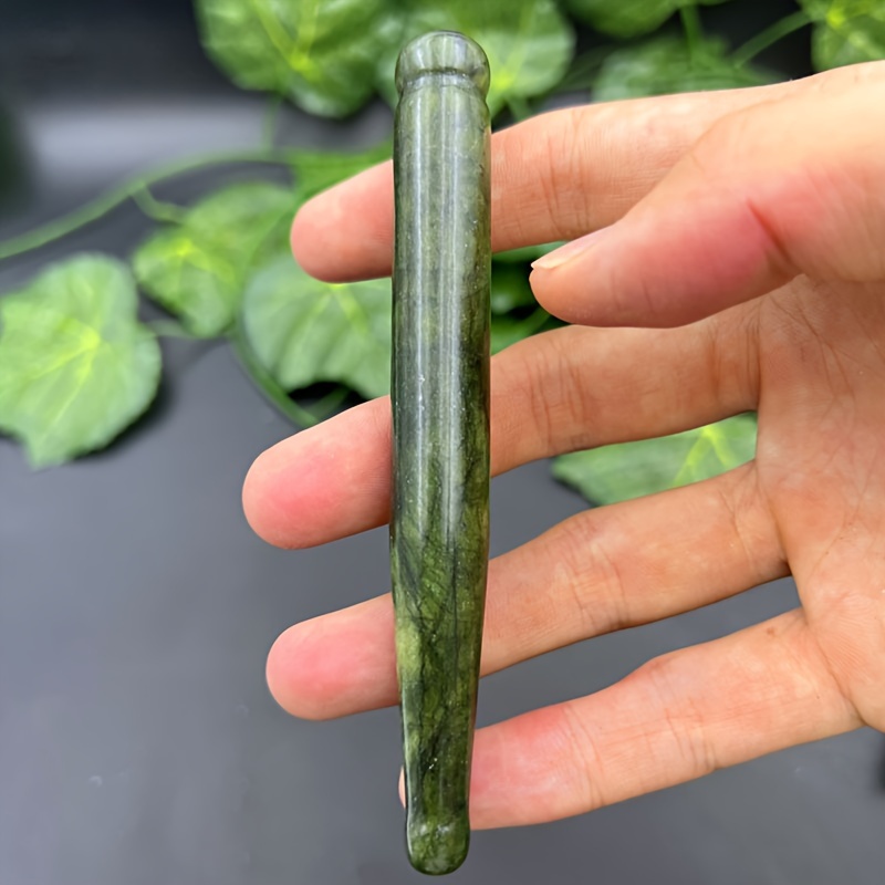 Image of 1pc Natural Massage Rod: Facial Massage Stick, Acupressure Massage Tool, Shui Rock Massage Rod, Suitable For Face, Eyes, And Body, Perfect Gift For