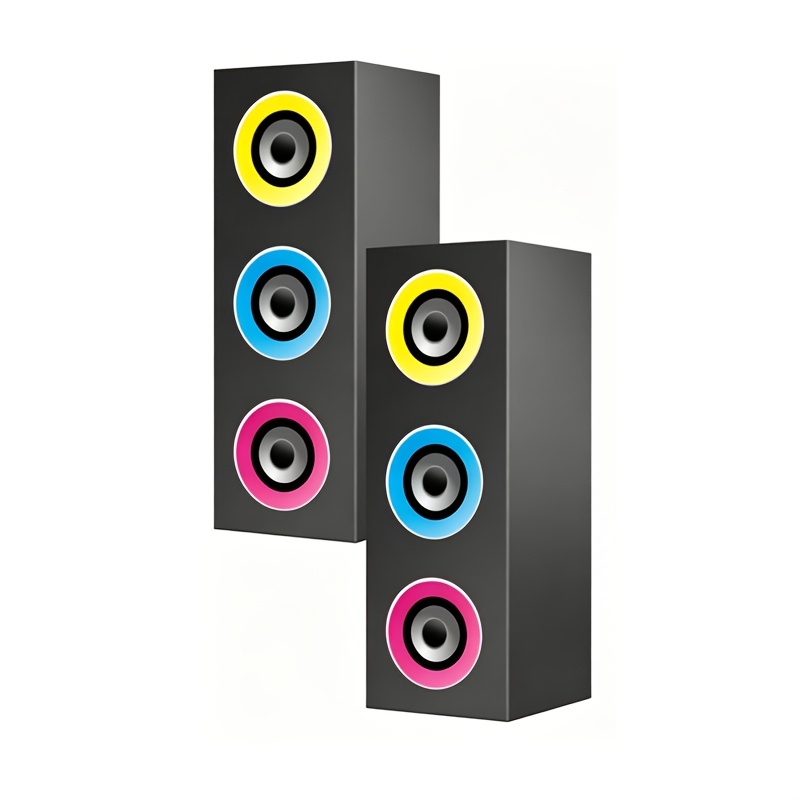 TEMU 1/2/4pcs Large Retro 80s 90s Hip Hop Boombox Boxes - Vintage Neon Music Party Decorations Suitable For 90s Throwback Birthday, Disco Dance Party