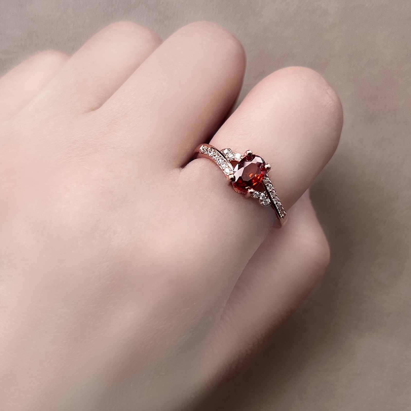 TEMU A Luxury Ring, Featuring Synthetic Synthetic Zirconia Synthetic Zirconia, Set With Sparkling Synthetic Zirconia Stones, An Adjustable , An