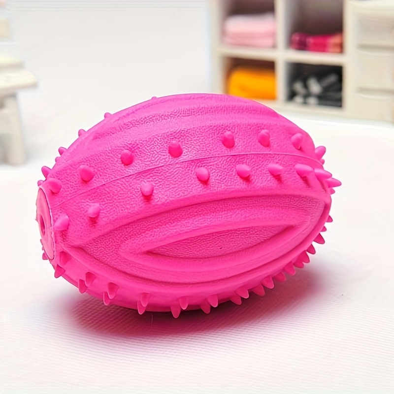 Image of Set Of 2, In Multiple Colors, Pet Supplies For Puppies, Chew-resistant Rubber Toys, Durable Tpr Olive Balls