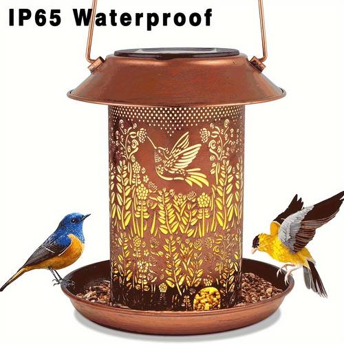 item picture 1 feeders for outdoors hummingbird garden decor gifts for women mom grandma solar lanterns outdoor metal solar decoration outsideled lanterns for yard patio lawn pathway landscape