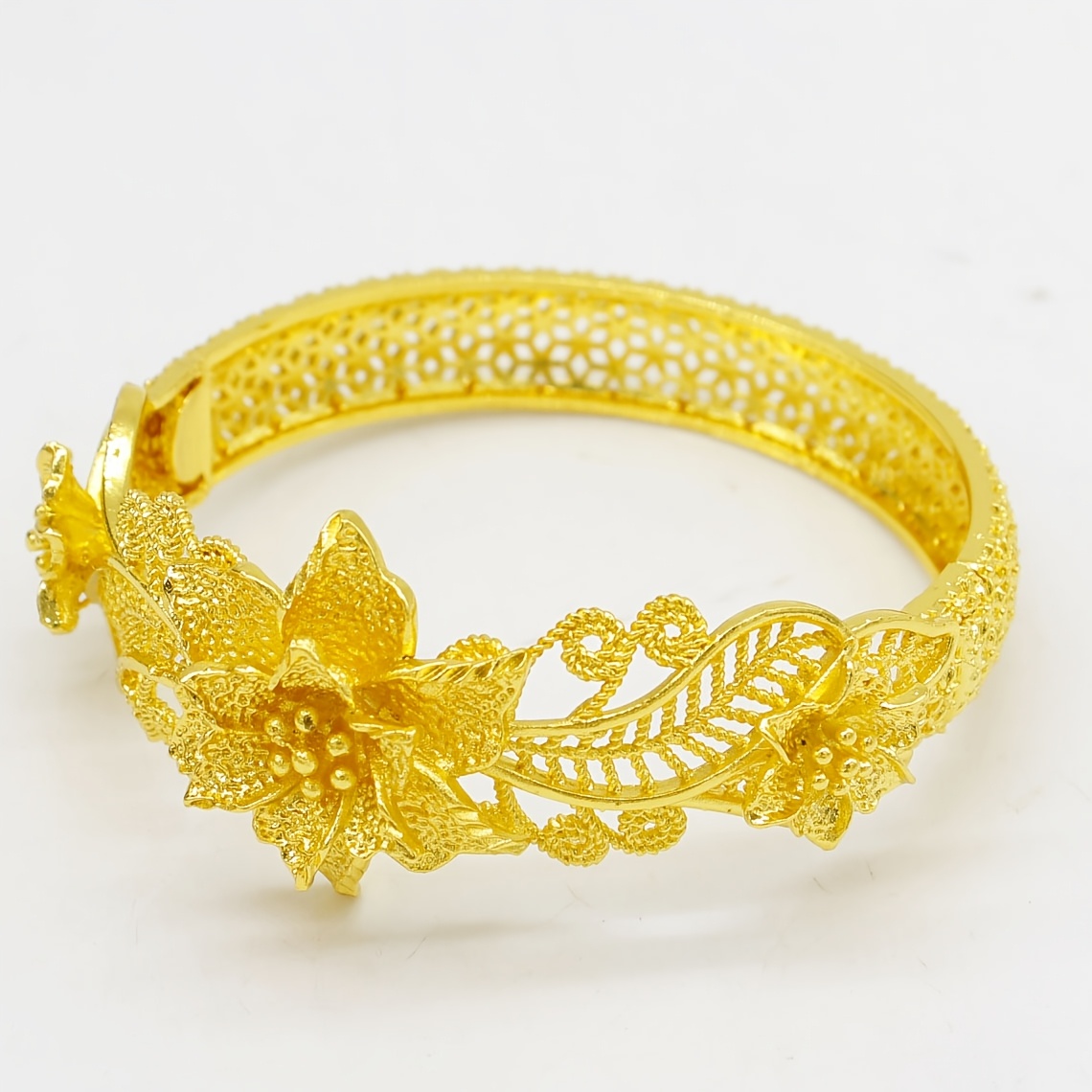 TEMU 1 bracelet de luxe directionnel du Moyen-, bijou de mode pour femmes, africain, indien, cérémonie de mariage de éthiopienne
