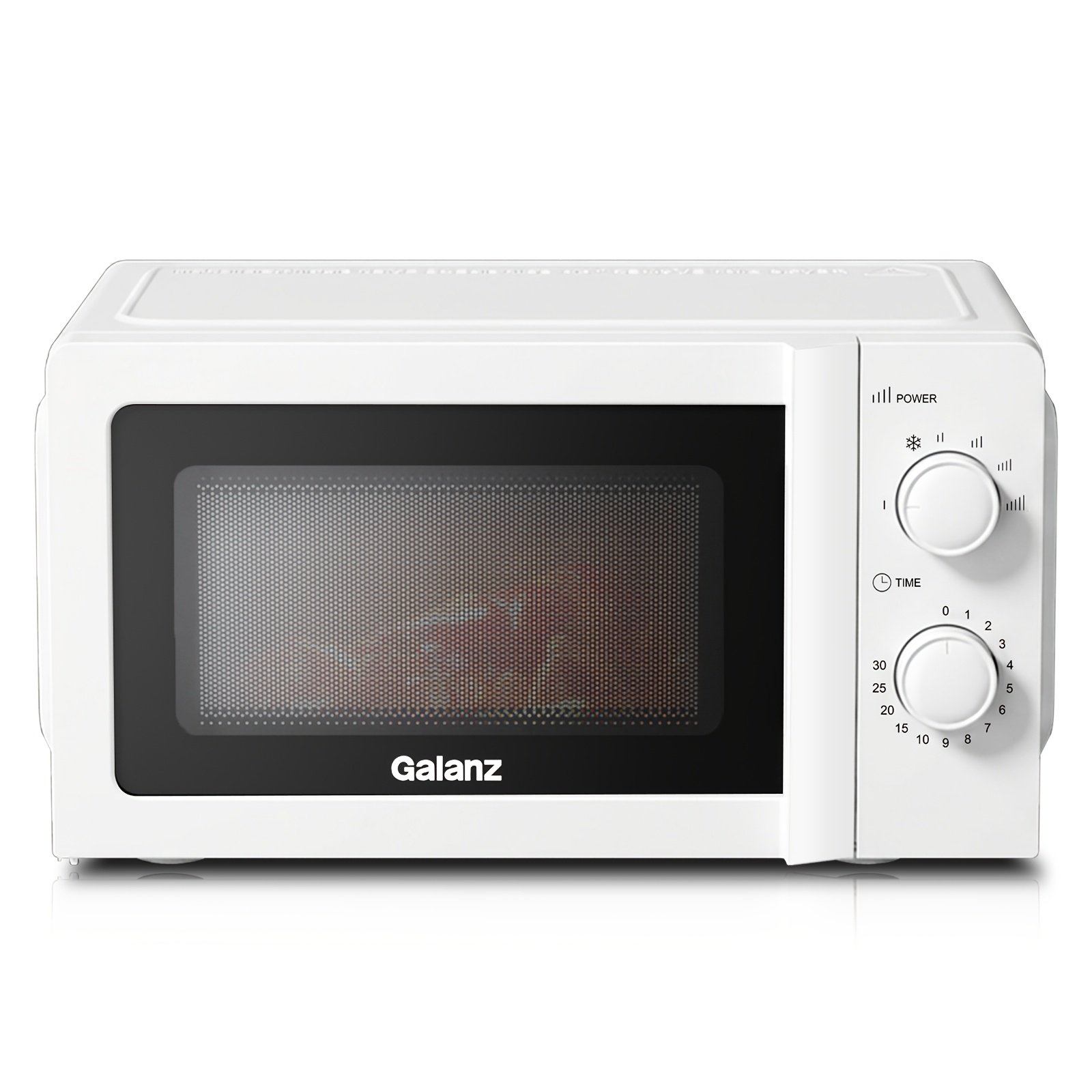 Galanz 20l Mechanical Microwave Oven, Household 700w Power 6- Defrosting And Heating Microwave Oven, Easy To Clean Small Suitable For Kitchen Appliances, Essential For Rental Housing Dormitory