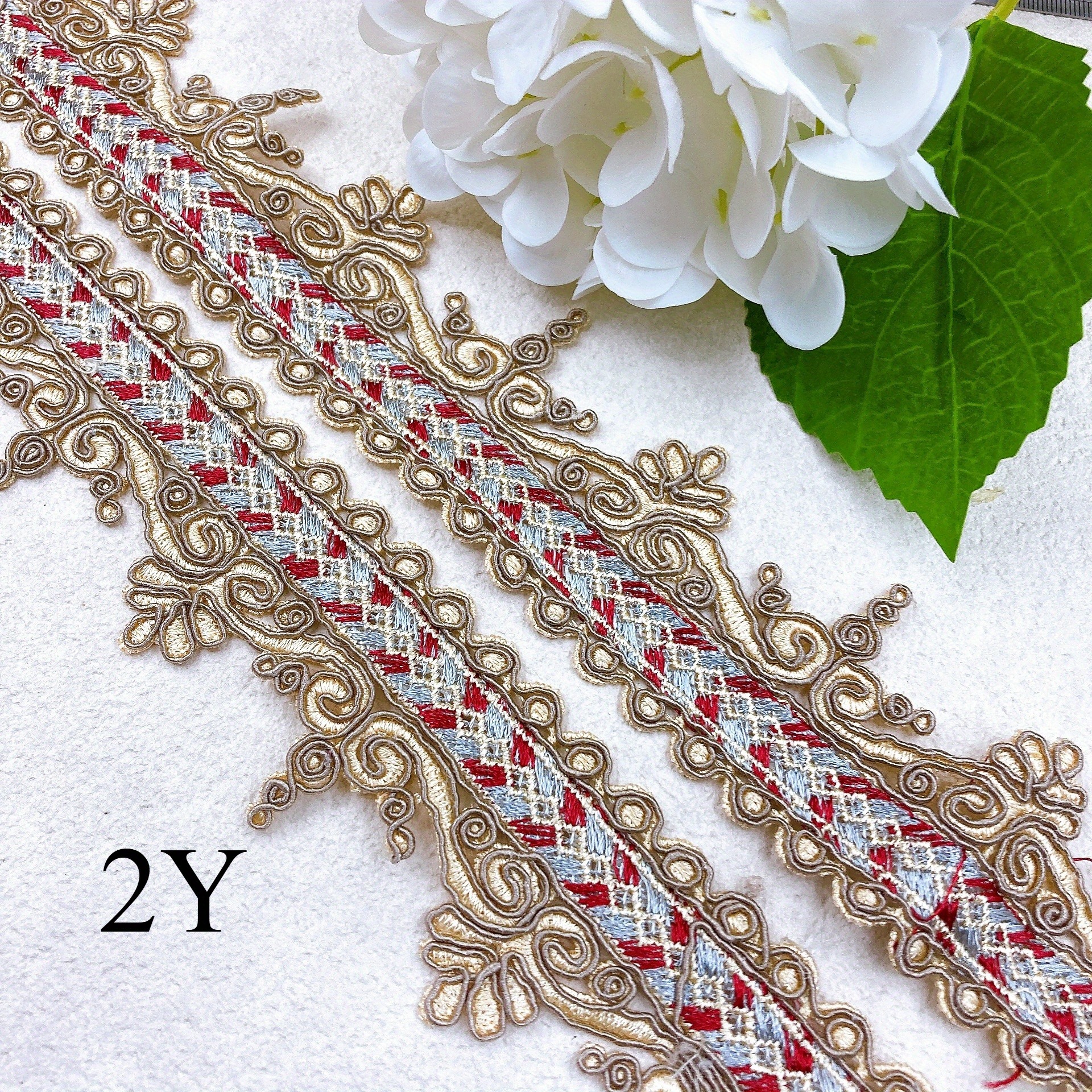 TEMU 2y/5cm/1.97in Mixed Woven Ribbon For Decoration, Mother's Day Gift Decoration, Diy Crafts, Office Decoration, Holiday Decoration, Hat Weaving