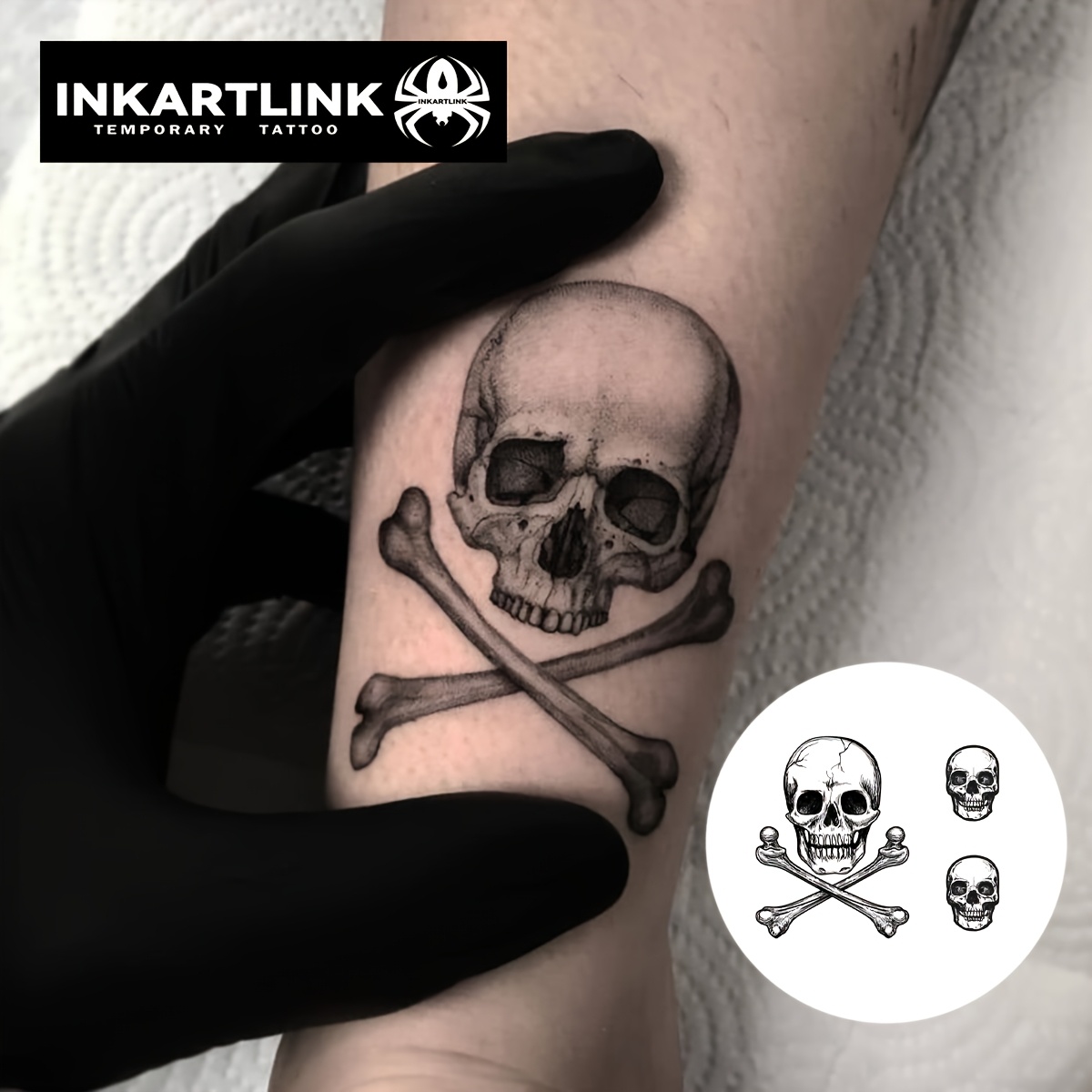 Inkartlink Technology Tattoos, Semi-permanent Tattoos, , Pirates, Temporary Tattoos, Fake Tattoos, Waterproof, Realistic Tattoo , Botanical Tattoos