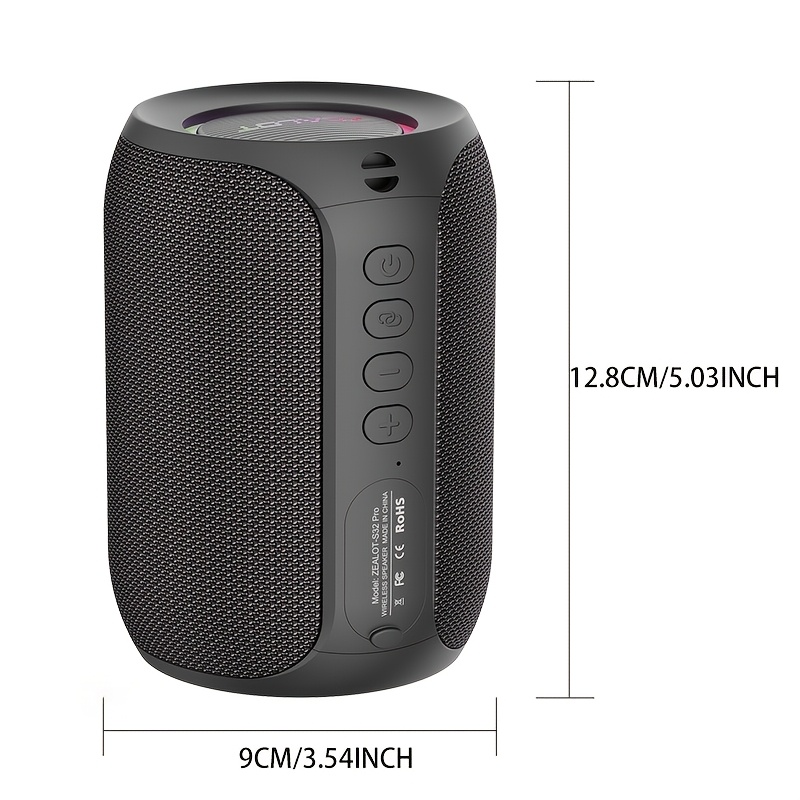 Zealot S32 Pro Wireless Speakers with Dual Pairing