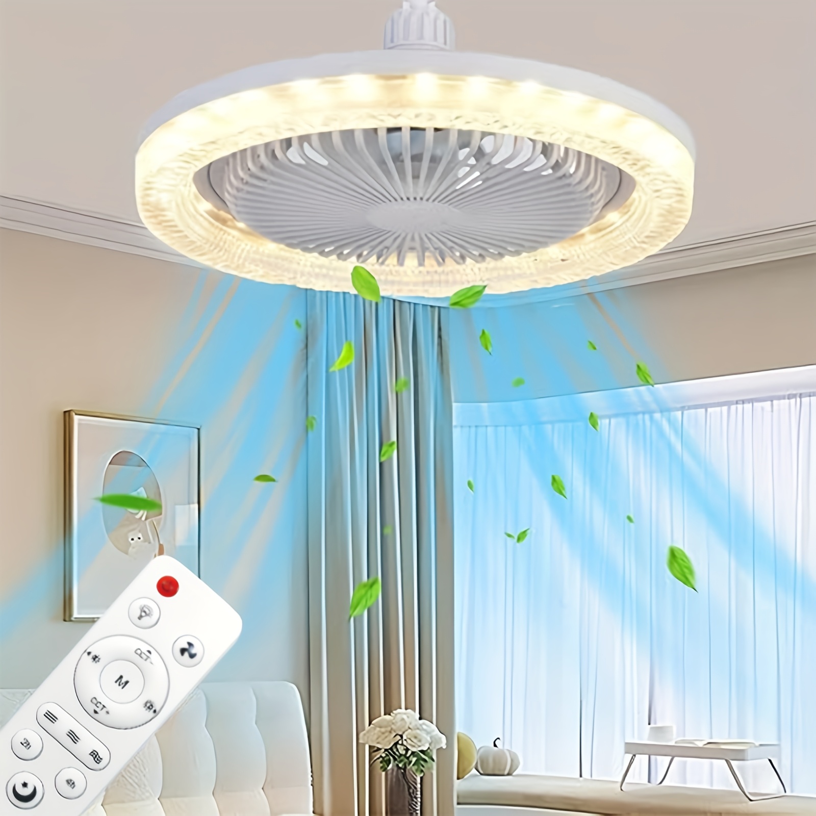 1pc 10 inch modern ceiling fan with remote control adjustable dimmable led light e26 e27 base for bedroom room home office energy lighting cooling fan bedroom airflow solution contemporary lighting durable construction remote control ceiling fan remote control fan fan remote control remote fan ceiling fan fan fan for home bathroom ceiling fan Product details 26