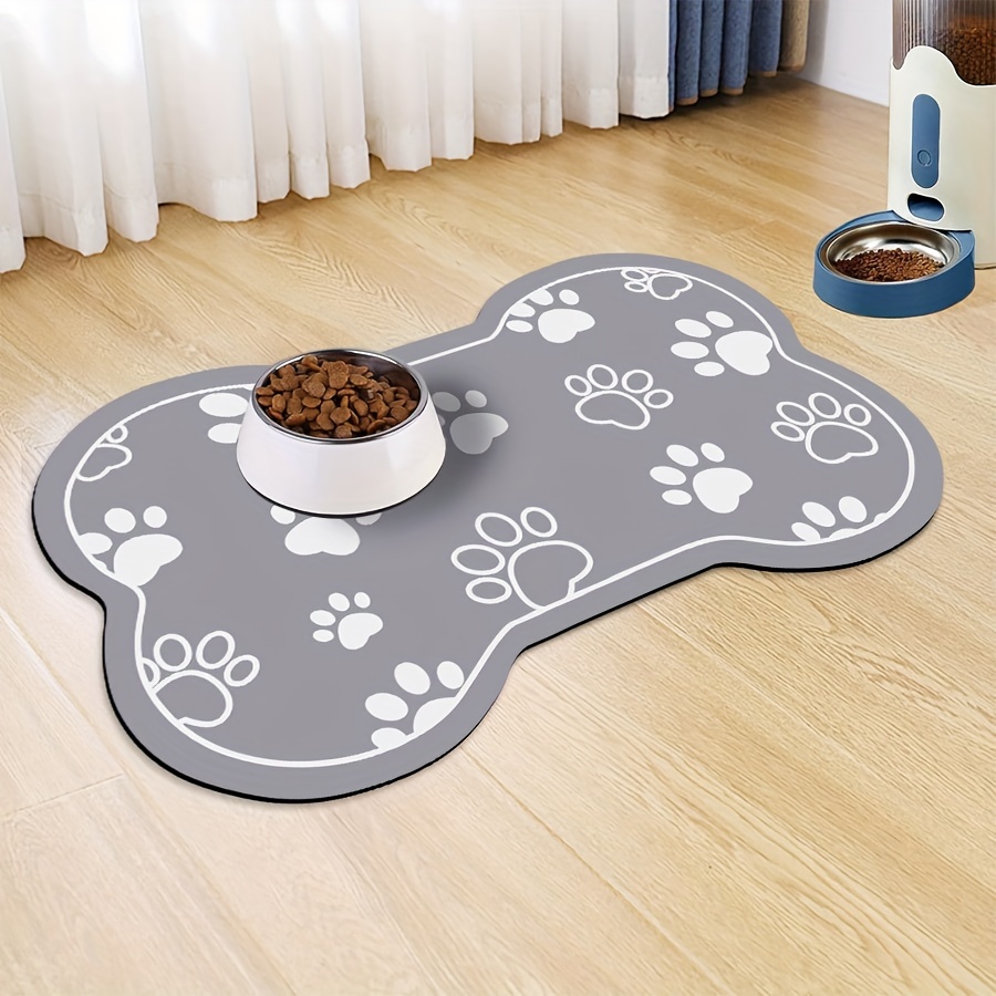 

Tapis pour Animaux de Compagnie Imperméable à avec Imprimé Animaux de Dessin pour Chiens & Chats - Rempli de de , Tapis d'Alimentation Antidérapant pour Petites à Moyennes Races