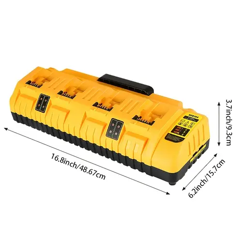1pc dcb104 battery charger station replacement for dewalt battery charger charging for 12v and 20 battery compatible with dcb124 dcb126 dcb200 dcb206 power tools