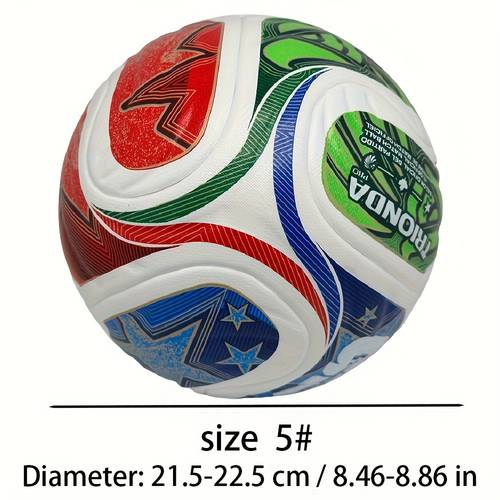 professional league standard size 5 soccer ball made of high quality pu material with seamless heat bonding suitable for adults outdoor leisure and entertainment the best halloween and christmas gift and a soccer ball collectible