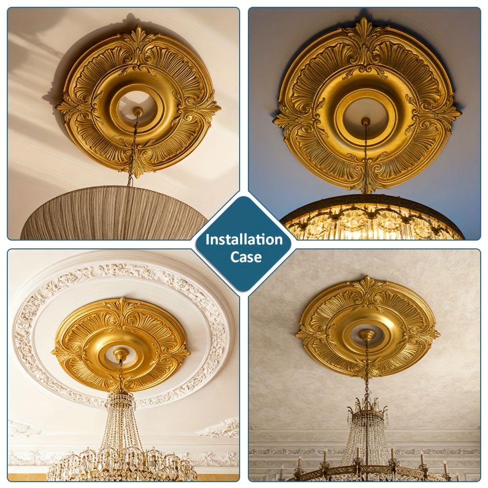 Gilded Ceiling Medallion