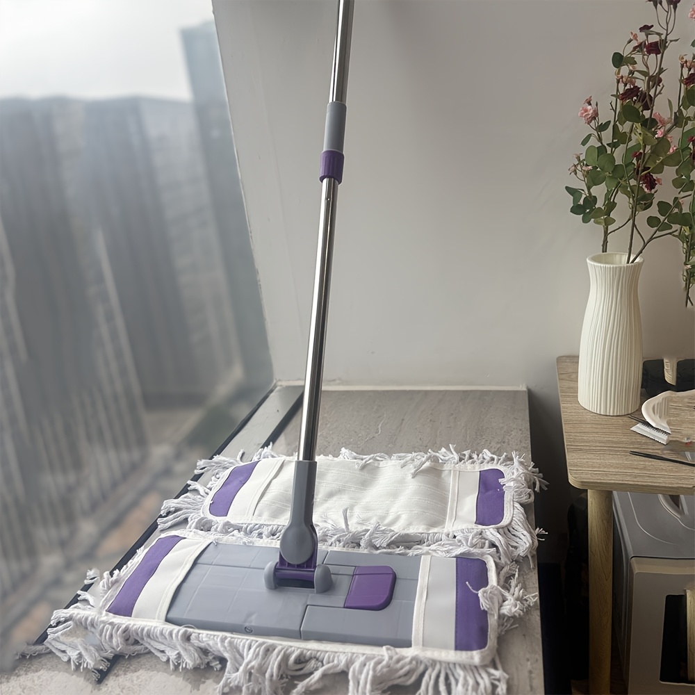 Image of Large New Mop Wet And Dry Household Flat Lazy Floor Cleaning Mopping Gadget Mop Dual-use Dust Mop