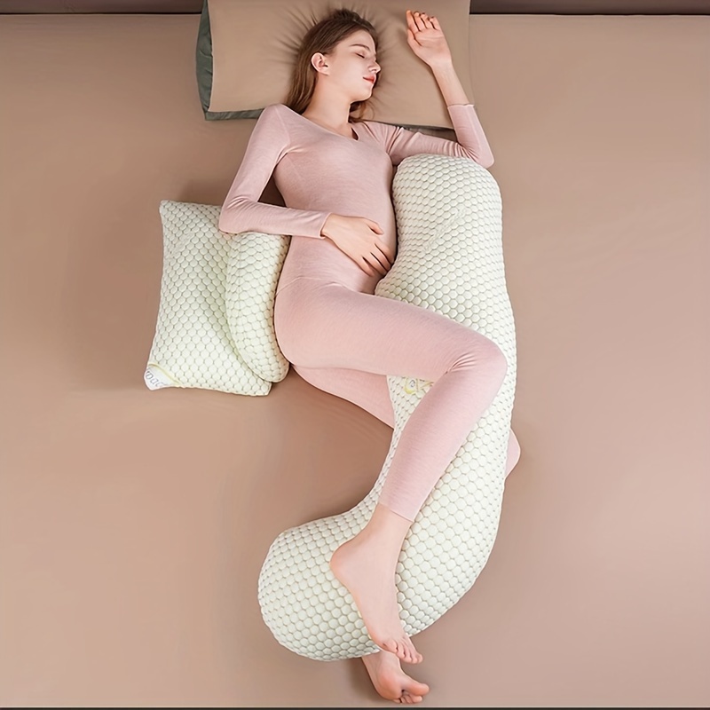 1  maternity pillow belly support waist   side sleeping pillow pregnancy supplies christmas halloween thanksgiving day easter new year gift details 4