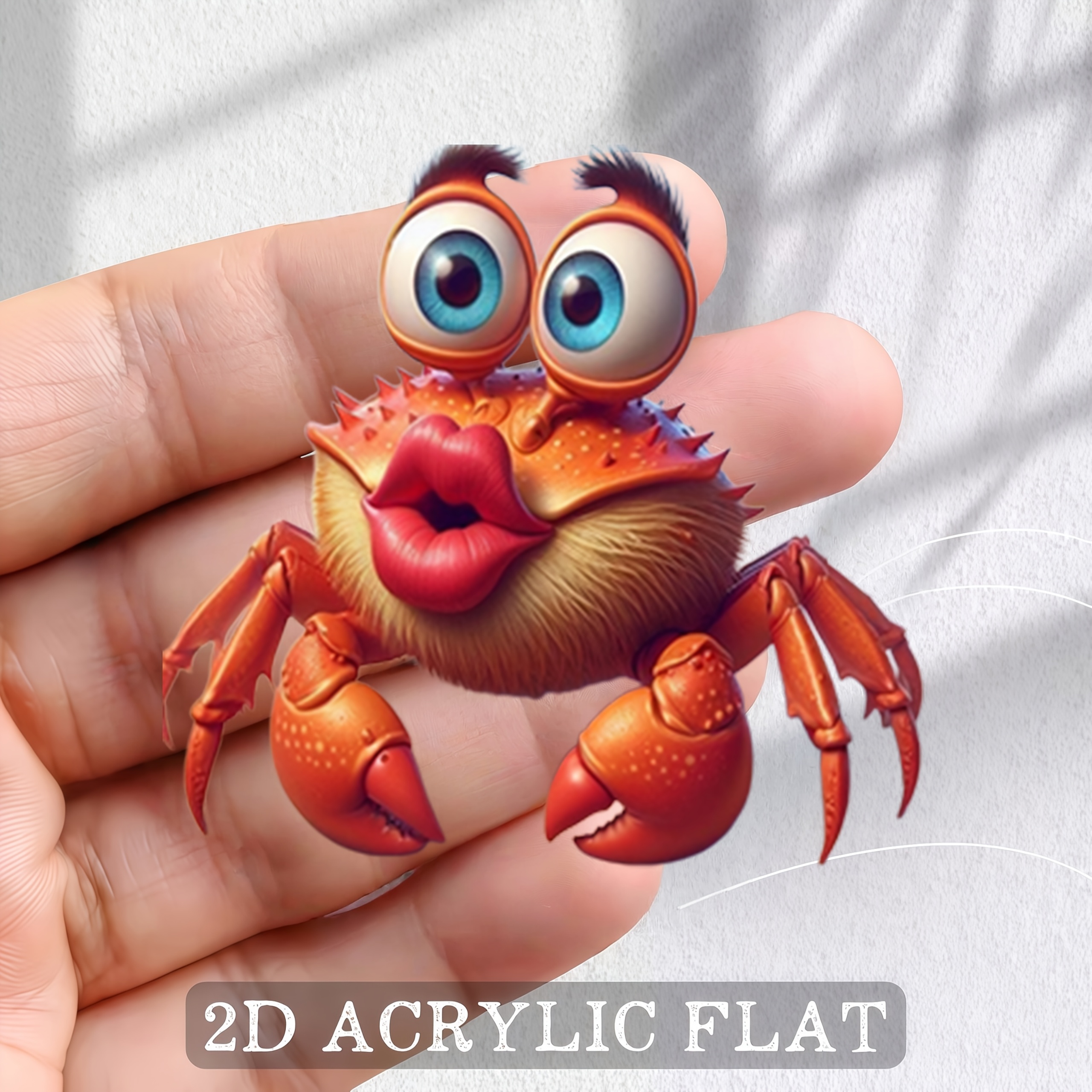 TEMU 1pc 2d Flat Printed Refrigerator Magnet Decorative Sticker, Refrigerator Magnet, Bright And Long-, Stable Adsorption And Not Easy To Fall Off,