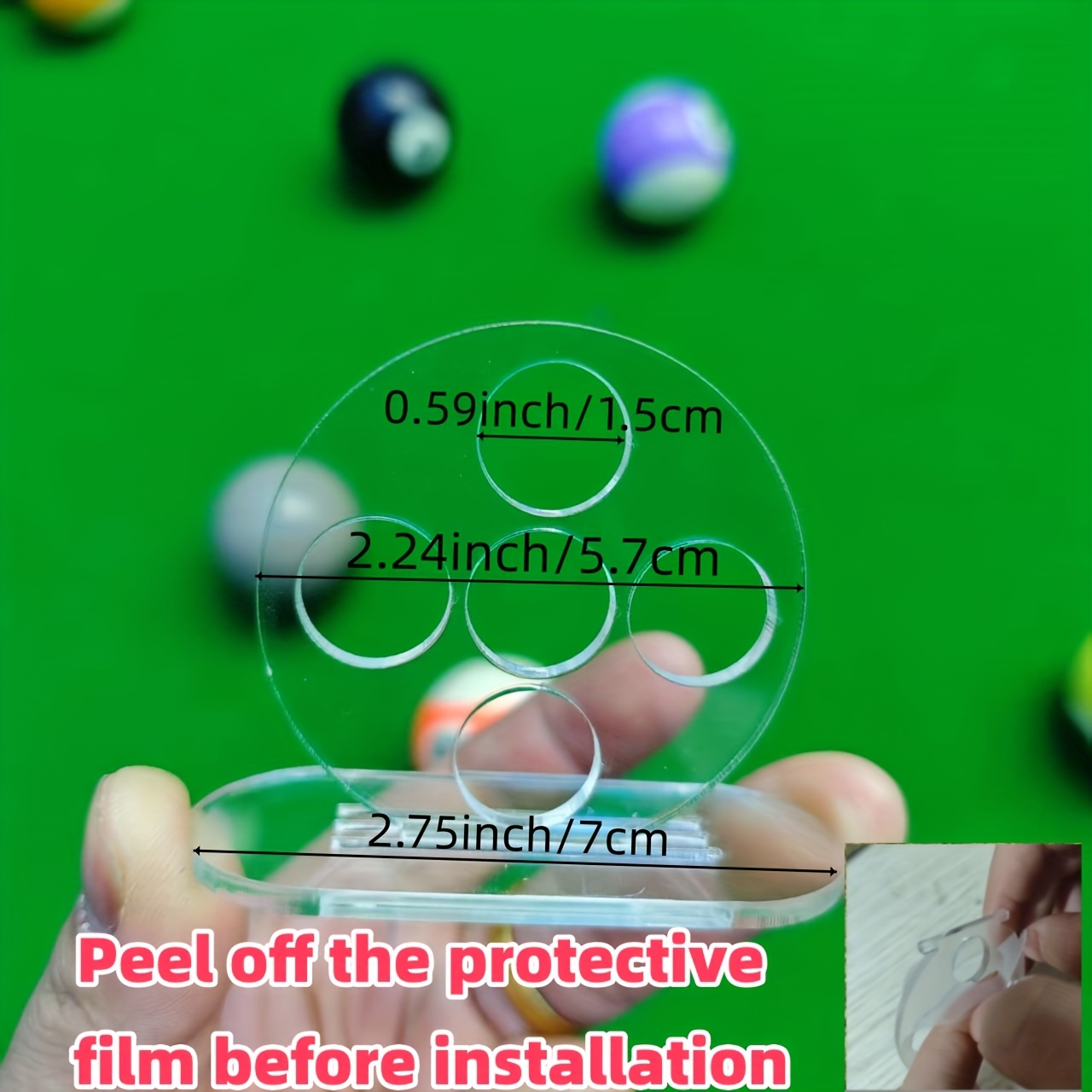Billiards Training Aid Cue Aiming Trainer