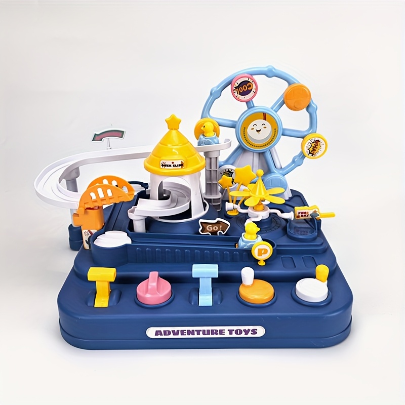 Children's Puzzle Train To Manual Operation Train Adventure Children's Toy Gift