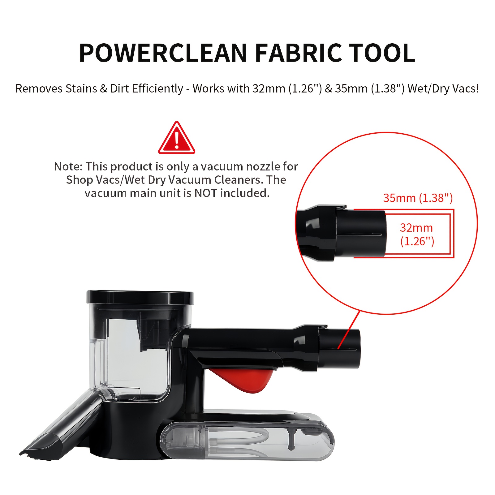 Zubehör für Nass- und Trockensauger – ideal für Teppich- und Sofa-Reinigung