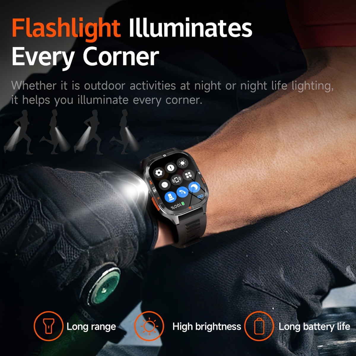 New GPS Smart Watch with 2.01-Inch TFT Display & High-Precision GPS