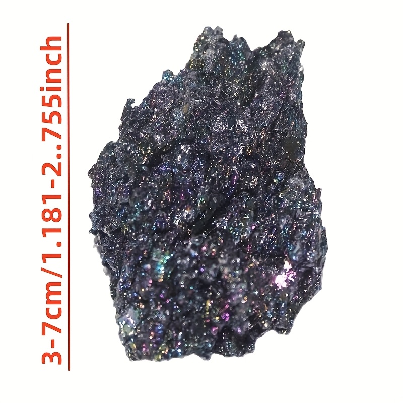 High Rainbow Mineral Raw Stone with Vibrant Multicolored Pattern