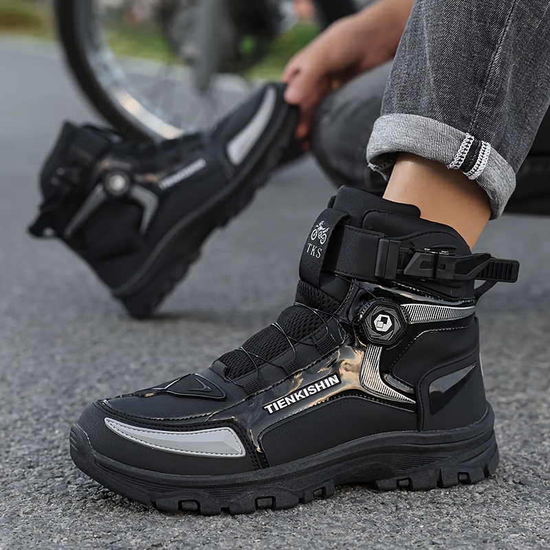 188 wide thickened mens boots large size riding shoes - Temu