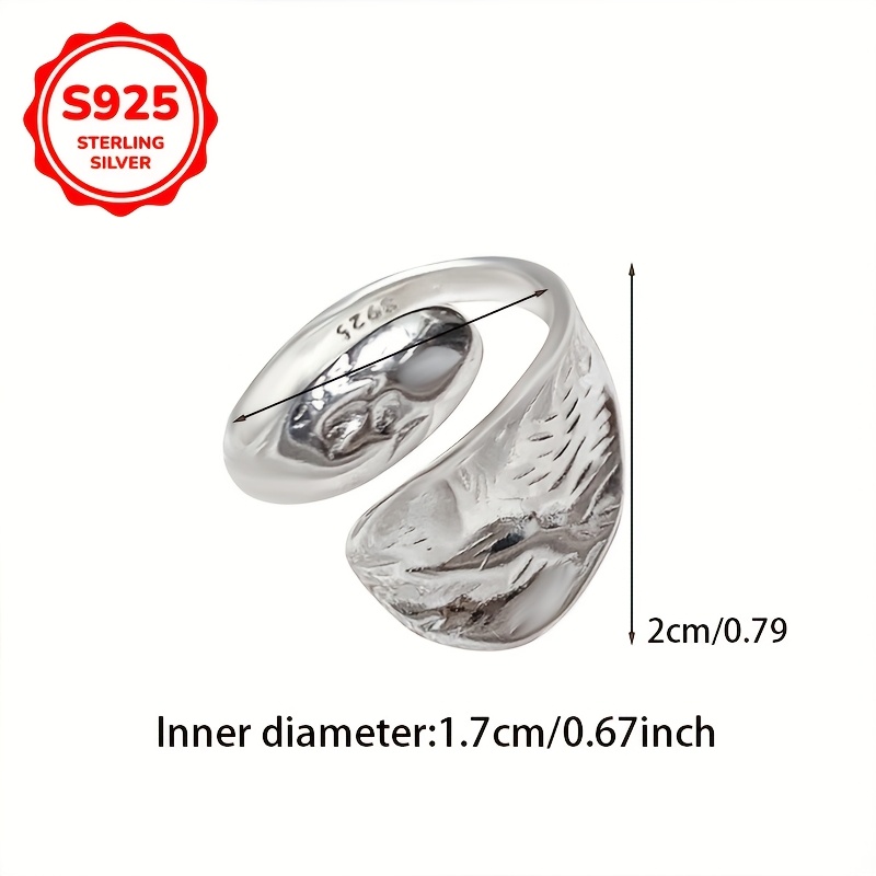 Low Allergy Ring with Geometric Water Drop Shape