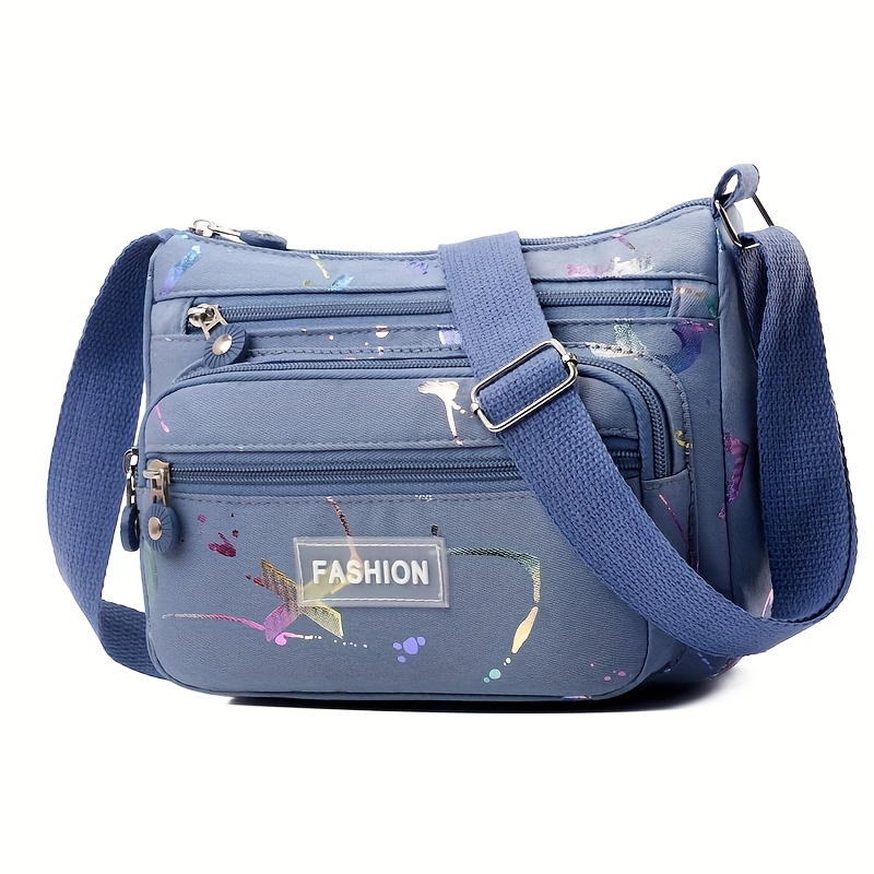 Image of Women' Shoulder Bag, Oxford Fabric Fashion Crossbody Bag, Lightweight Casual Versatile Small Bag, Fresh And Sweet Mini Crossbody Purse, Small Backpack Wallet, Perfect For Daily