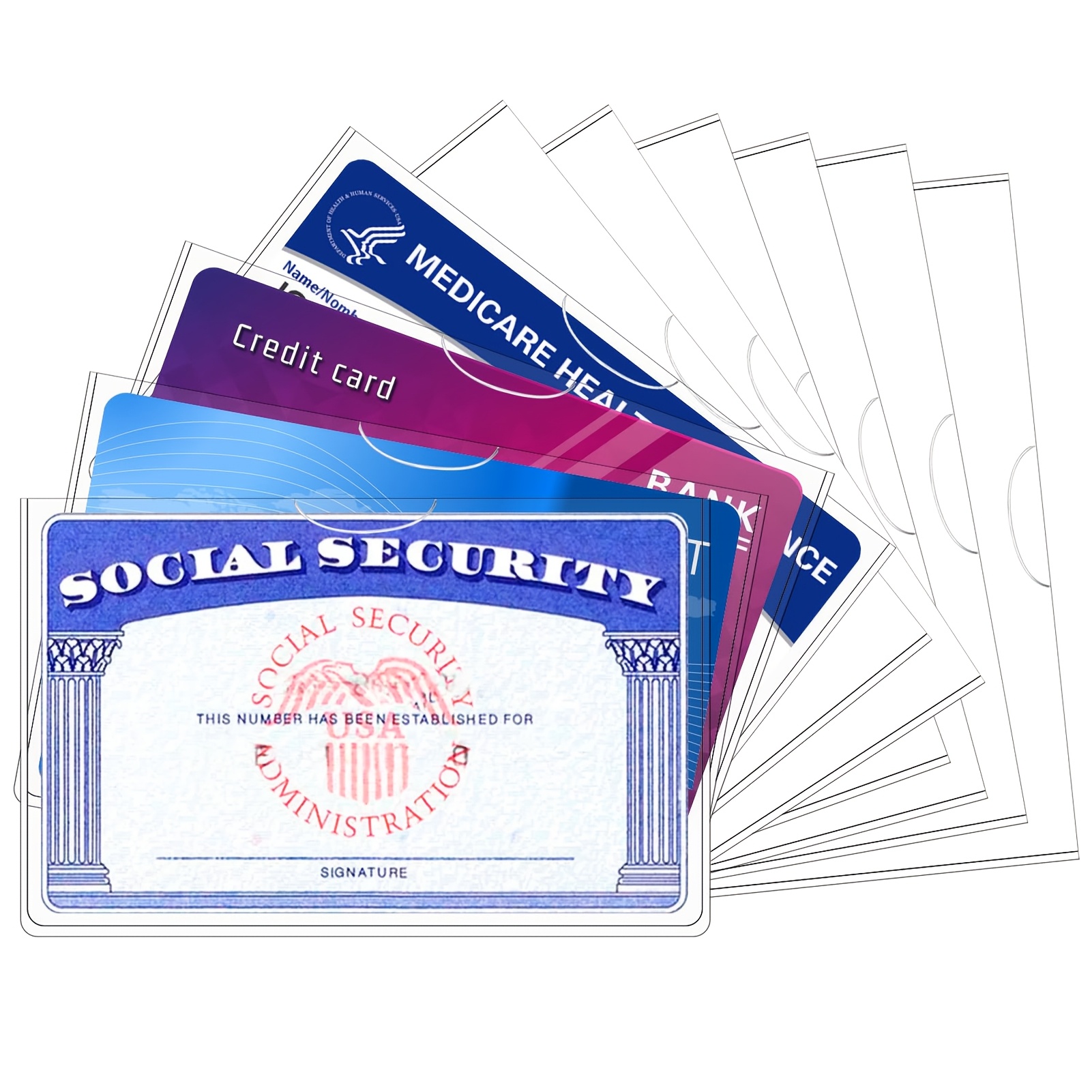 credit card protector sleeve uk Anti Theft RFID Card Case transit cards RFID Blocking Card Holder -