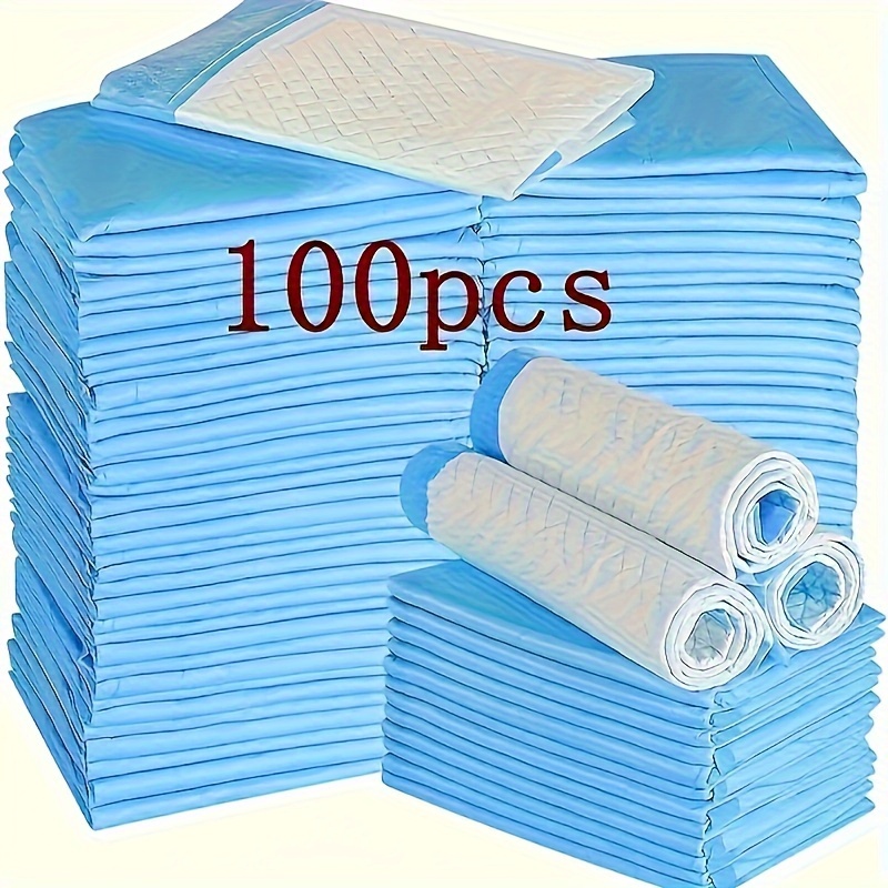 

-pack 17.2x12.99 Inches Premium Disposable Dog Training Pads, , Leak-proof, Blue, Woven Material, Dog Diapers For Potty Training