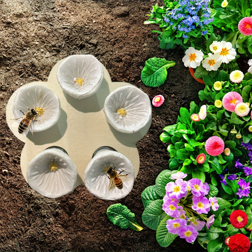 

Bee-friendly Resin Drinking Cup For Birds & Bees - Durable Abs, Outdoor Garden Accessory